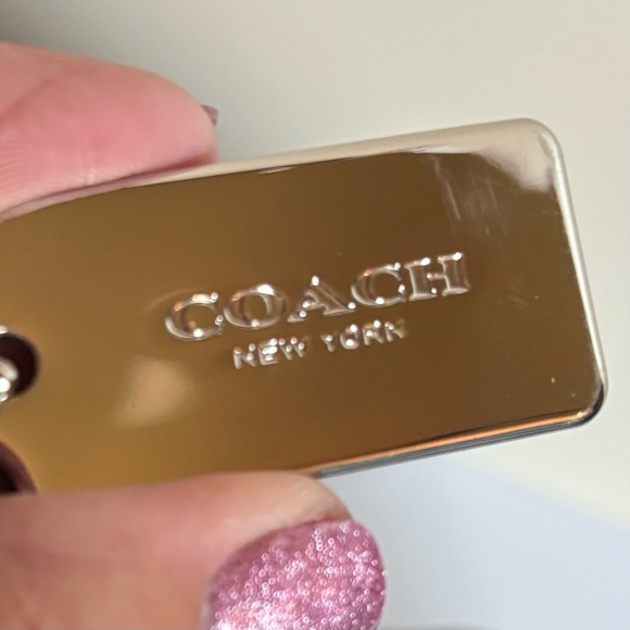 COACH Small Mia Blue Leather Shoulder Bag NWOT - Picture 5 of 6